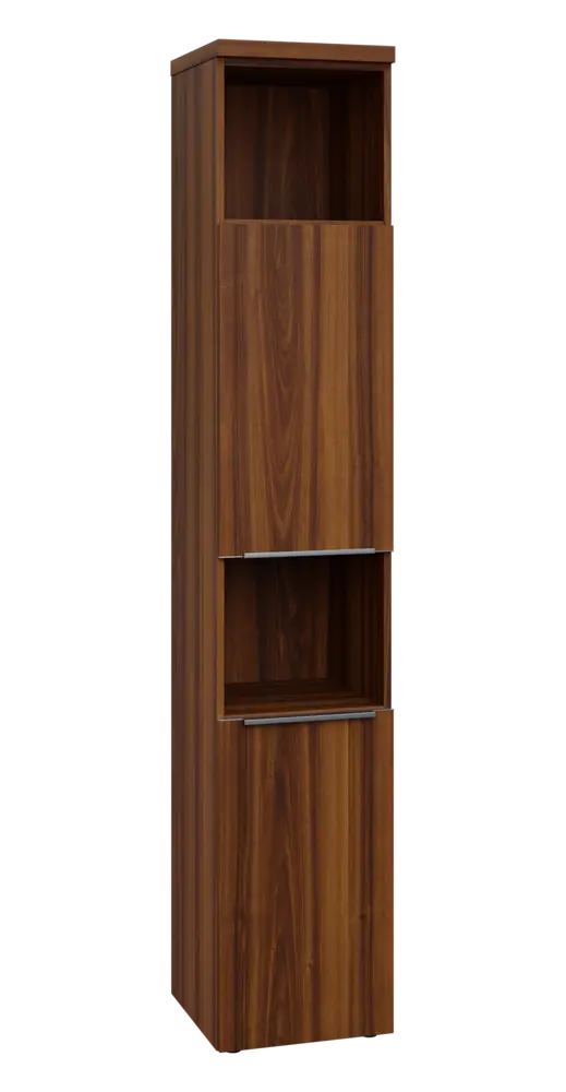 SIN 6 - 42DN2 kancelářská skříň, 2-dveřová/nika, pravá, 2170x400x400, ořech královský